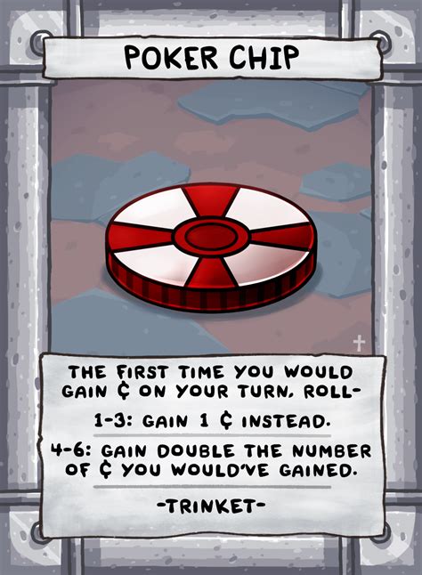 the binding of isaac poker chip